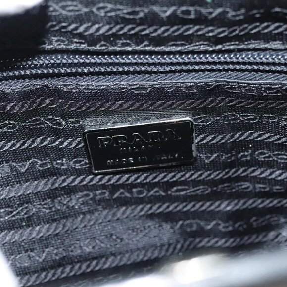PRADA Hand Bag Leather Black Auth bs26480 - Picture 10 of 16